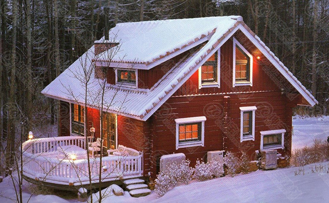 雪压房屋